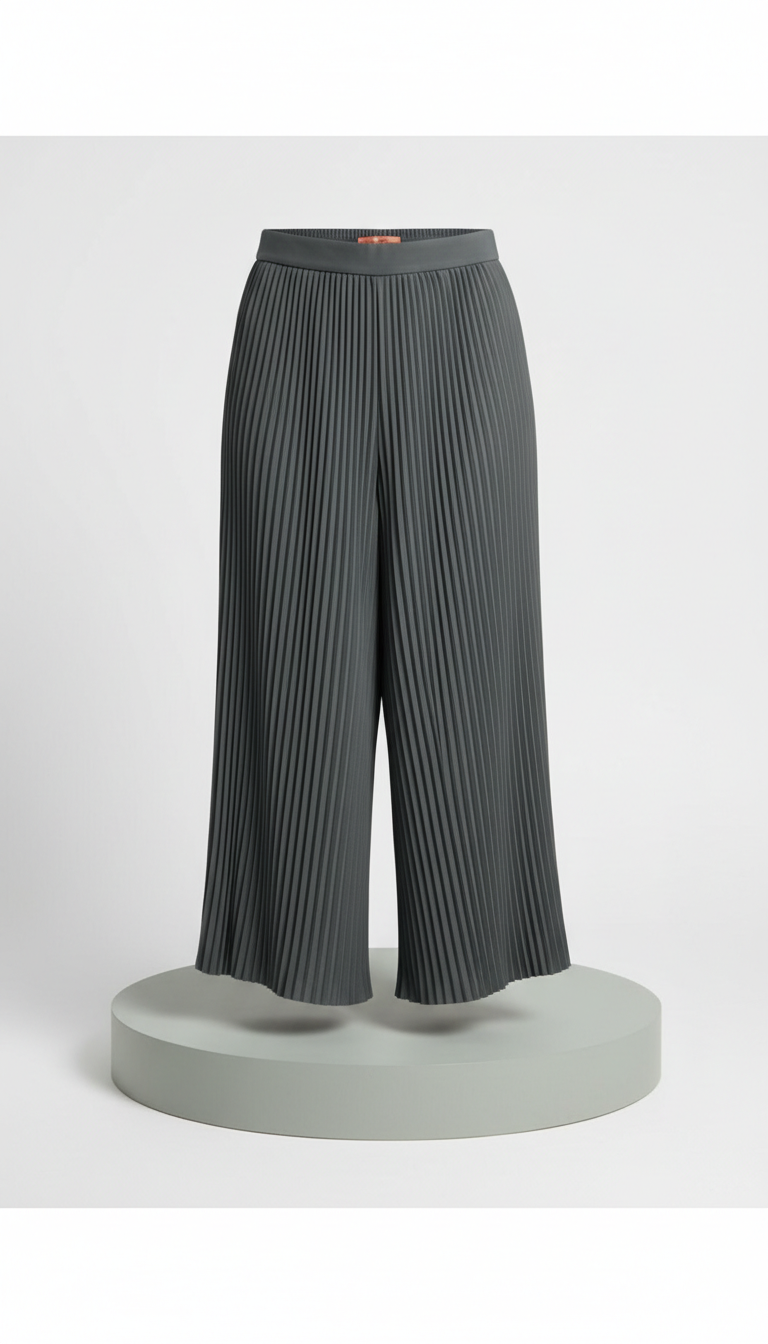 Urban Mist pleated culottes
